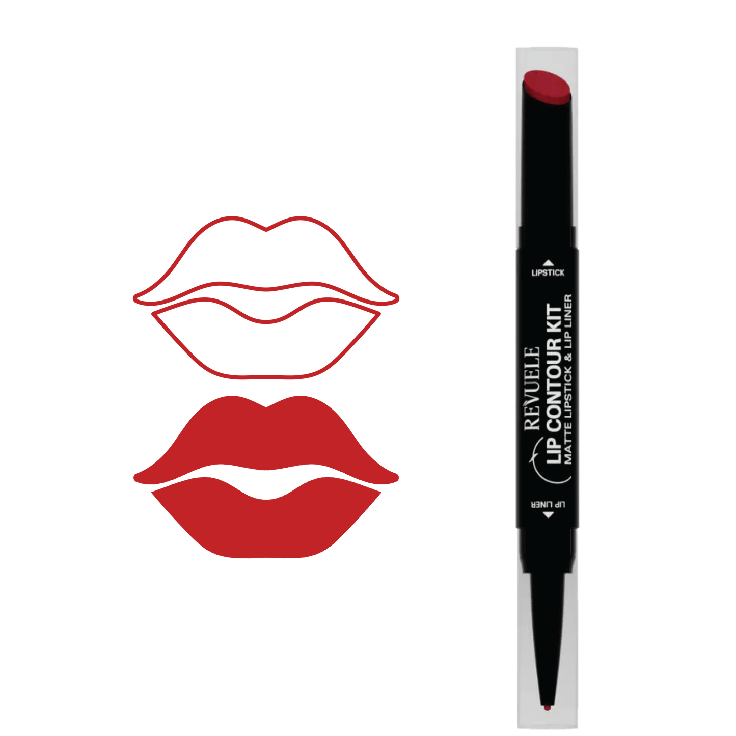 Revuele Matte Lipstick & Lip Liner