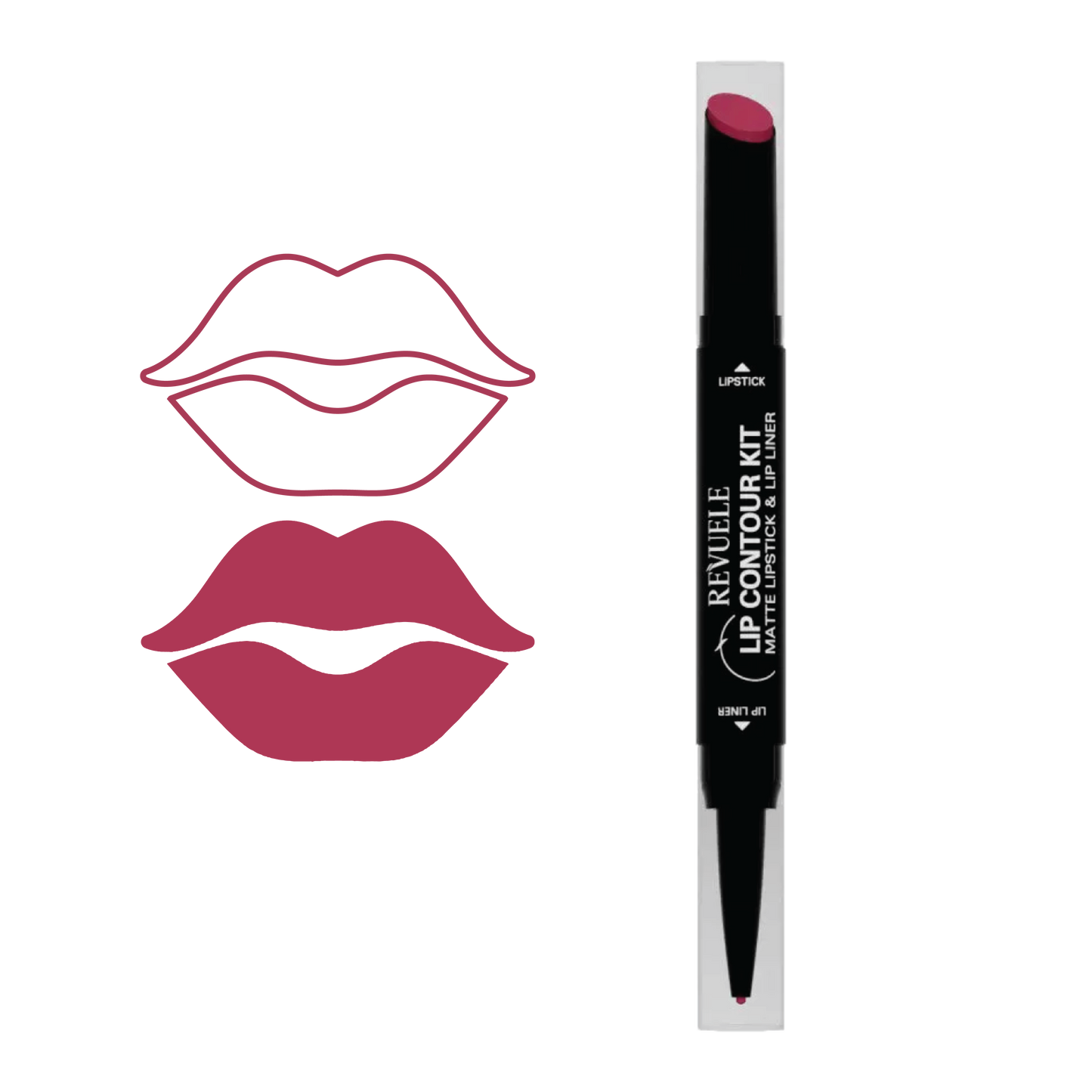 Revuele Matte Lipstick & Lip Liner