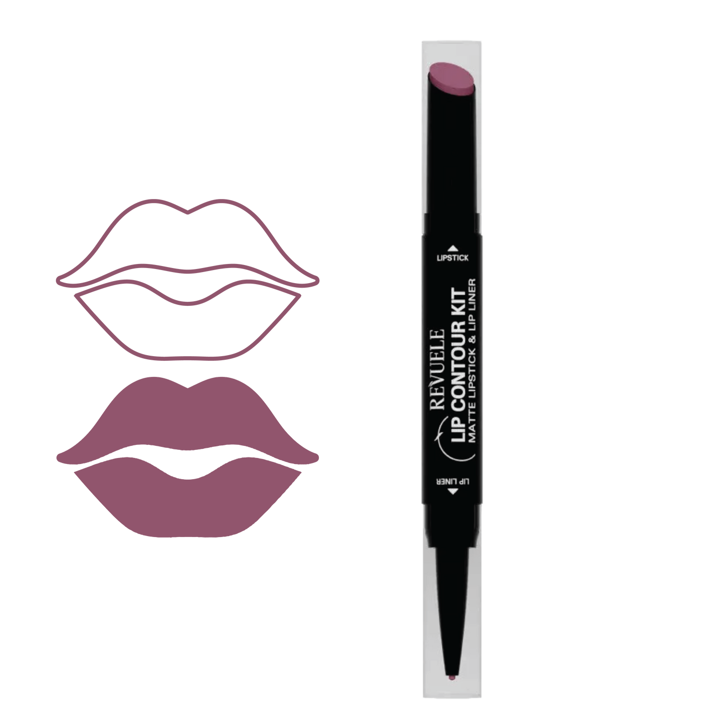 Revuele Matte Lipstick & Lip Liner