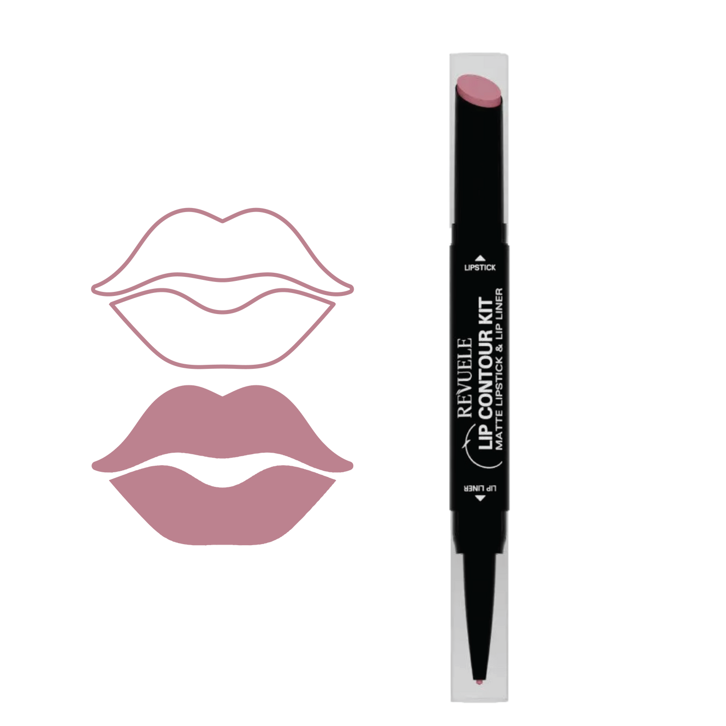 Revuele Matte Lipstick & Lip Liner