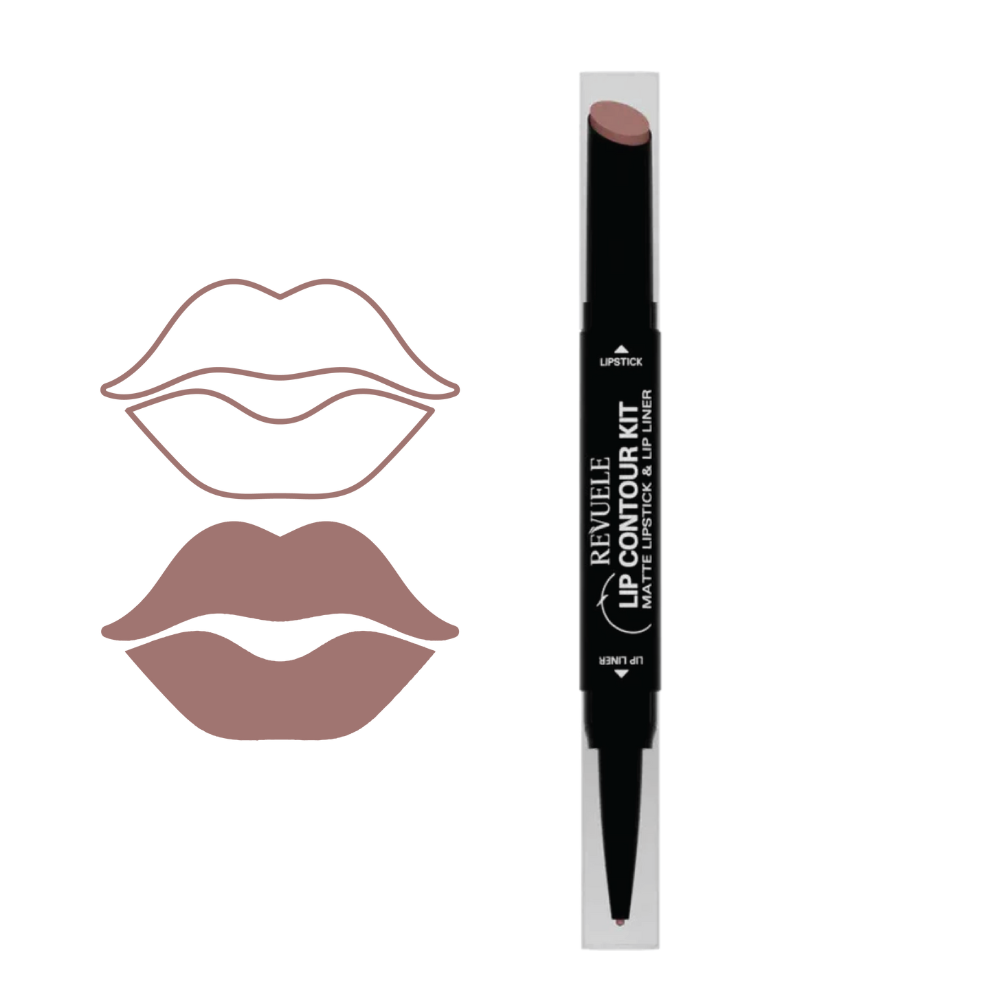 Revuele Matte Lipstick & Lip Liner