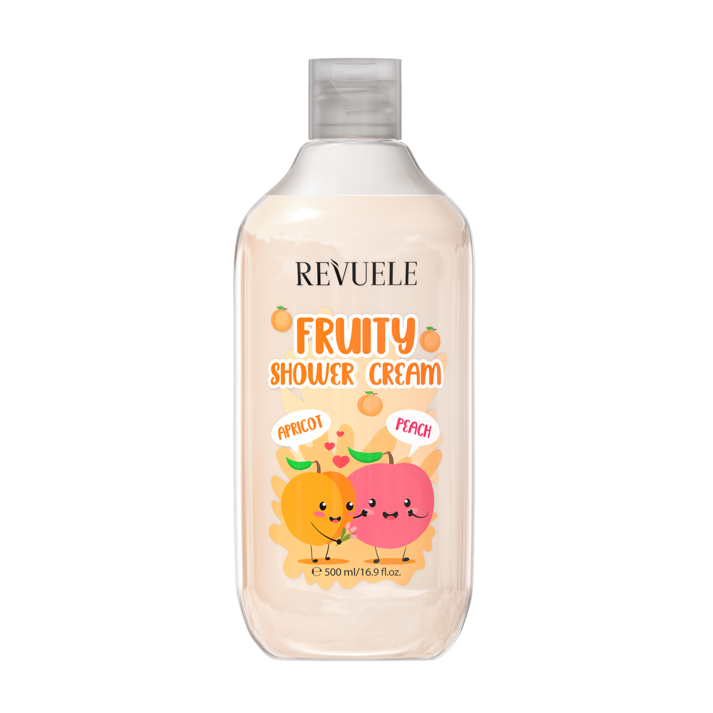 REVUELE FRUITY SHOWER CREAM APRICOT AND PEACH - كريم الاستحمام بالفواكه المشمش والخوخ