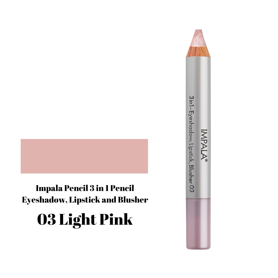 Impala Pencil 3 in 1 Pencil Eyeshadow, Lipstick and Blusher