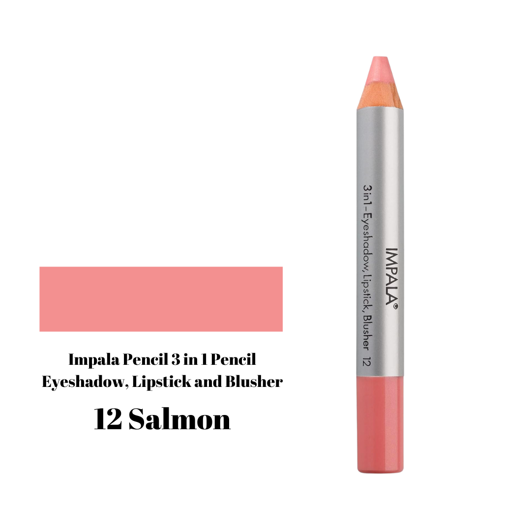 Impala Pencil 3 in 1 Pencil Eyeshadow, Lipstick and Blusher