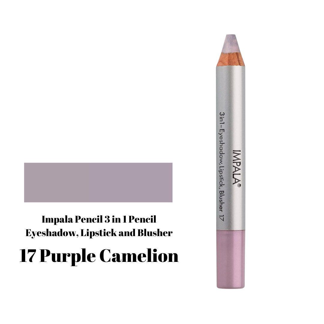 Impala Pencil 3 in 1 Pencil Eyeshadow, Lipstick and Blusher