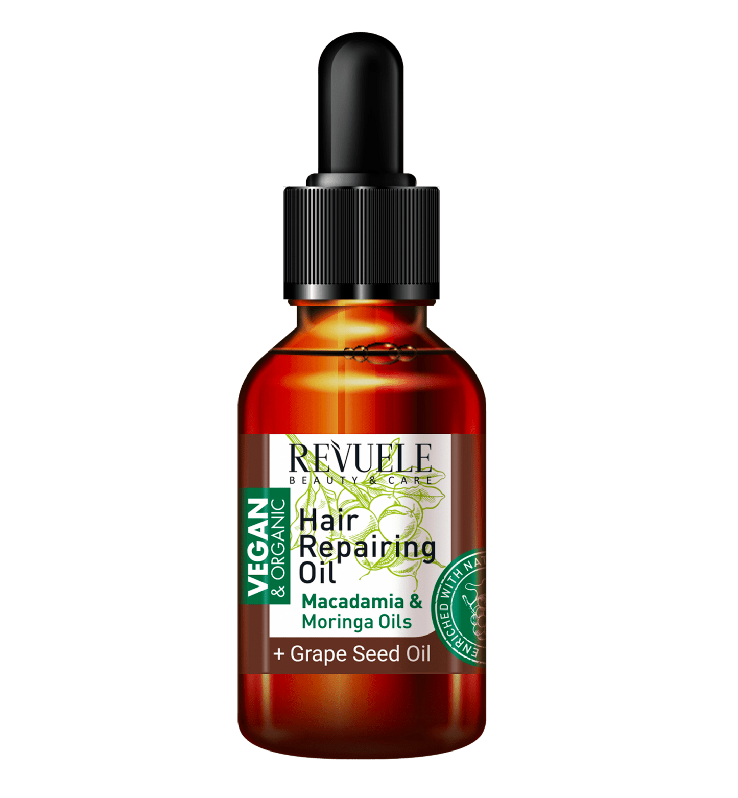 REVUELE VEGAN & ORGANIC Hair Repairing Oil-30ml