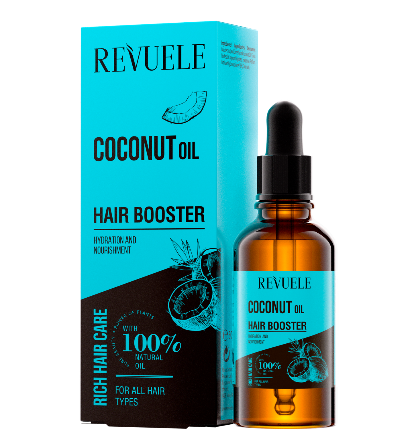 REVUELE COCONUT OIL HAIR BOOSTER-30ml