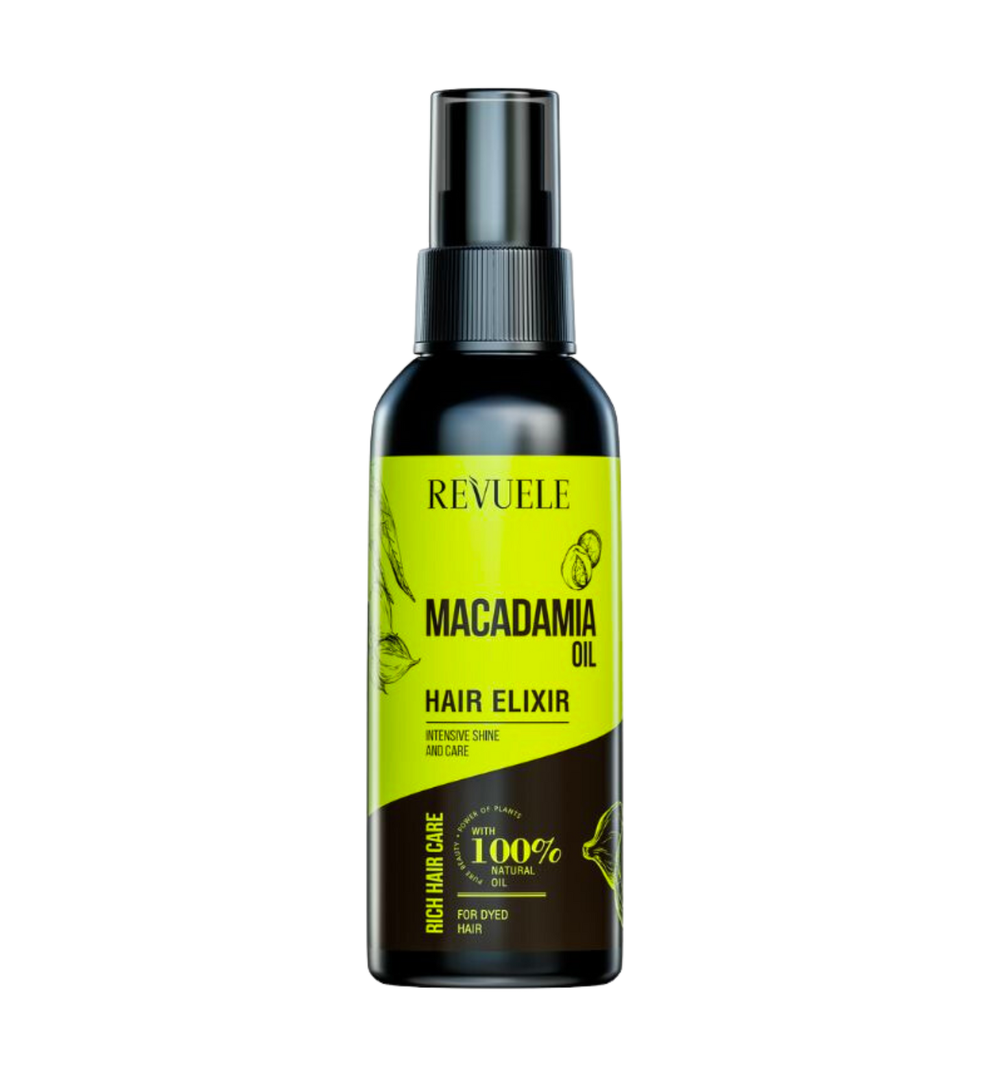 REVUELE MACADAMIA OIL HAIR ELIXIR – إكسير الشعر بزيت المكاديميا