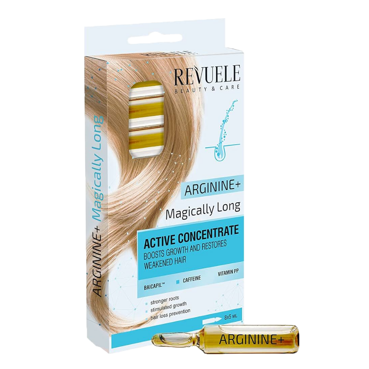 REVUELE AMPOULES THERMO ACTIVE COMOLEX HAIR REPAIR AND GROWTH – امبولات اصلاح الشعر التالف
وزيادة نموه