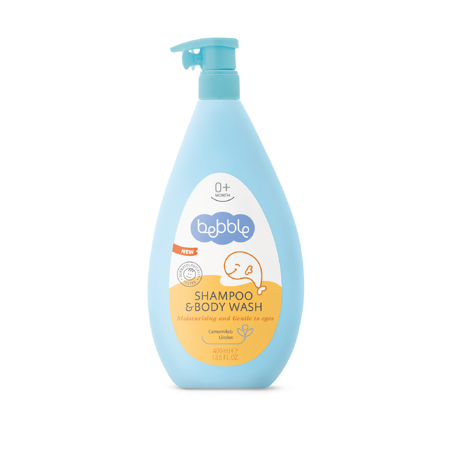 Bebble Shampoo & Body Wash Chamomile & Linden 400 ml