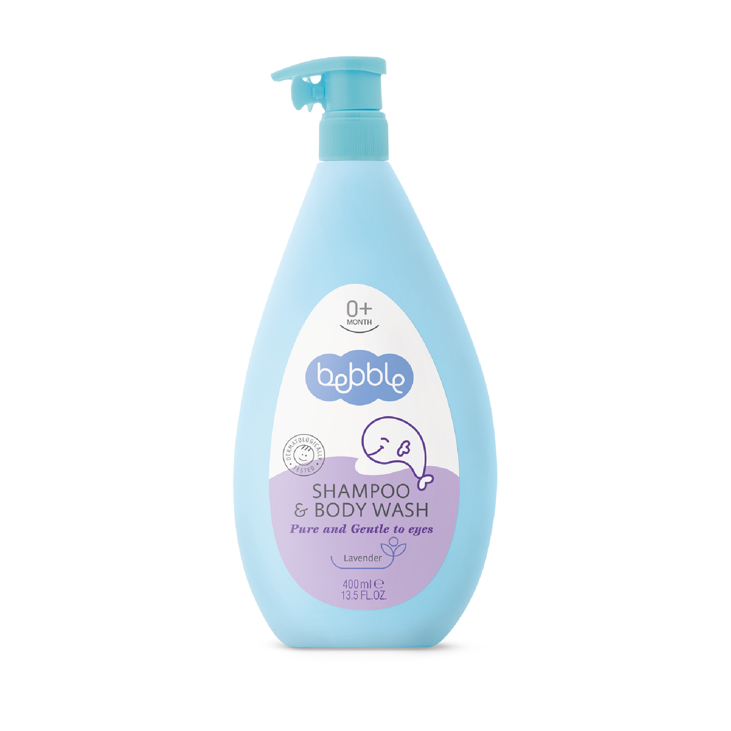 Bebble Shampoo & Body Wash Lavender 400ml