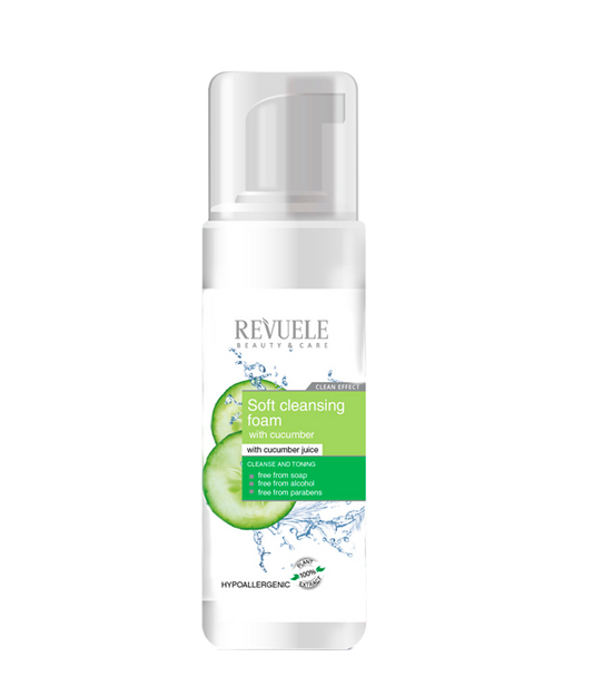 REVUELE CLEANSING FOAM Air with Cucumber Juice-150ml