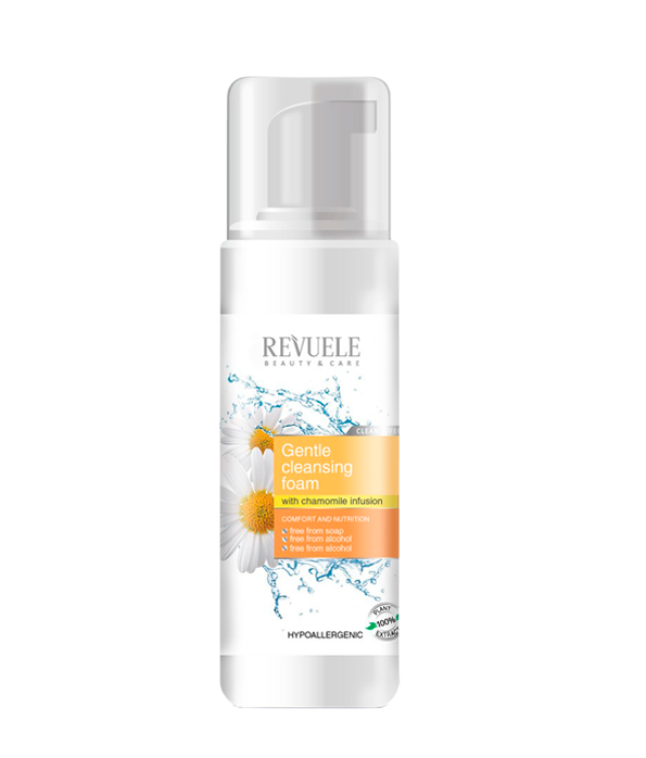 REVUELE CLEANSING FOAM Soft with Chamomile Infusion-150ml