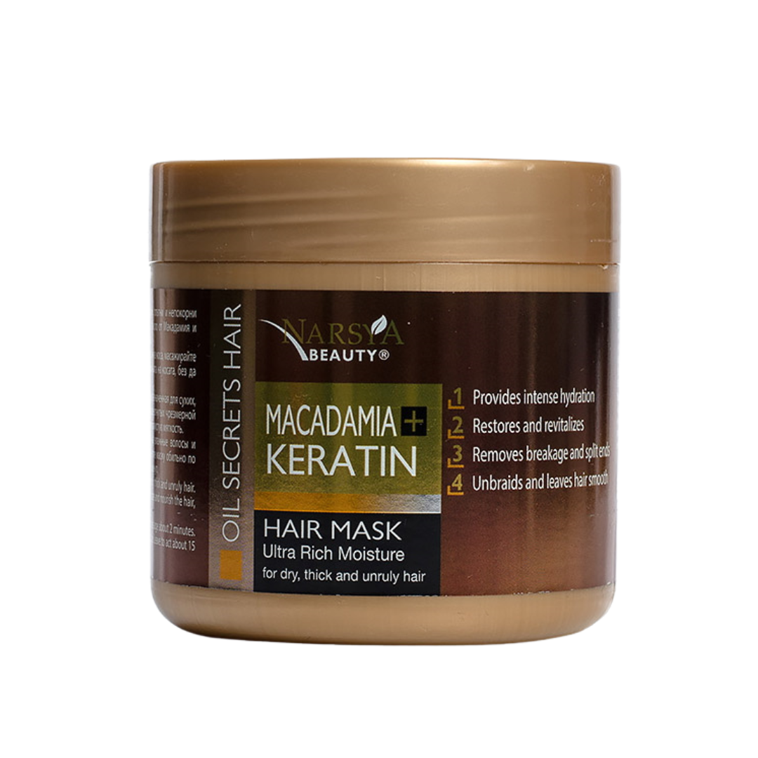 Arsy Narsya Macadamia & Keratin Hair mask-350 ml