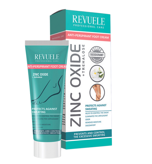 REVUELE PROFESSIONAL CARE ANTI-PERSPIRANT FOOT CREAM 80 ml
كريم مضاد لتعرق القدمين