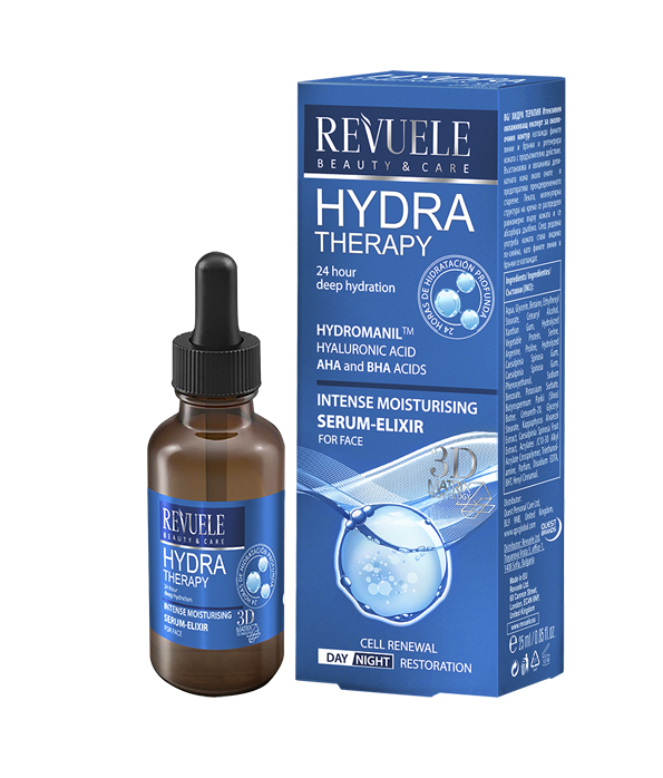 REVUELE Hydra Therapy Intense Moisturising Serum-Elixir – سيروم- اكسير الوجه