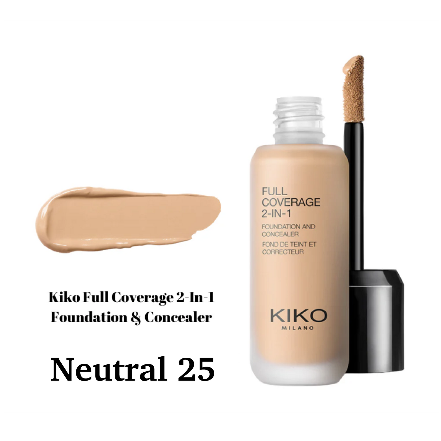 Kiko Full Coverage 2-In-1 Foundation & Concealer