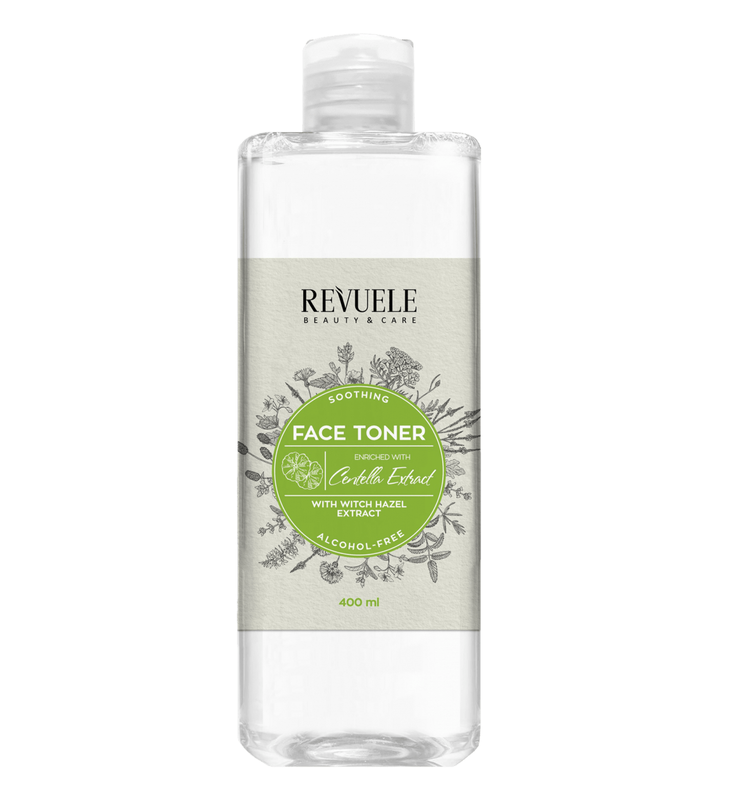 REVUELE Soothing Face Toner with Witch Hazel Extract-تونر تنظيف البشرة بخلاصة Centella
Asiatica