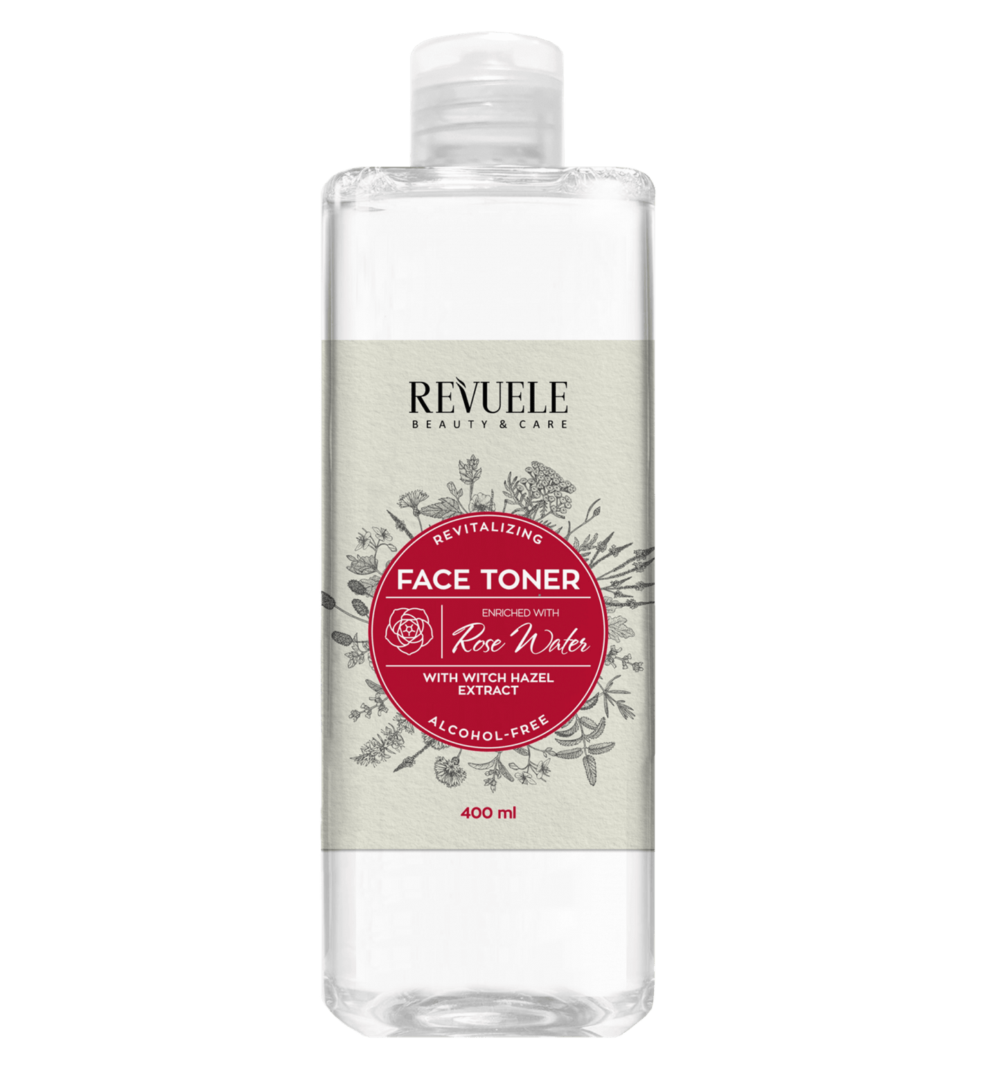 REVUELE WITCH HAZEL TONER with Rose Water-400ml