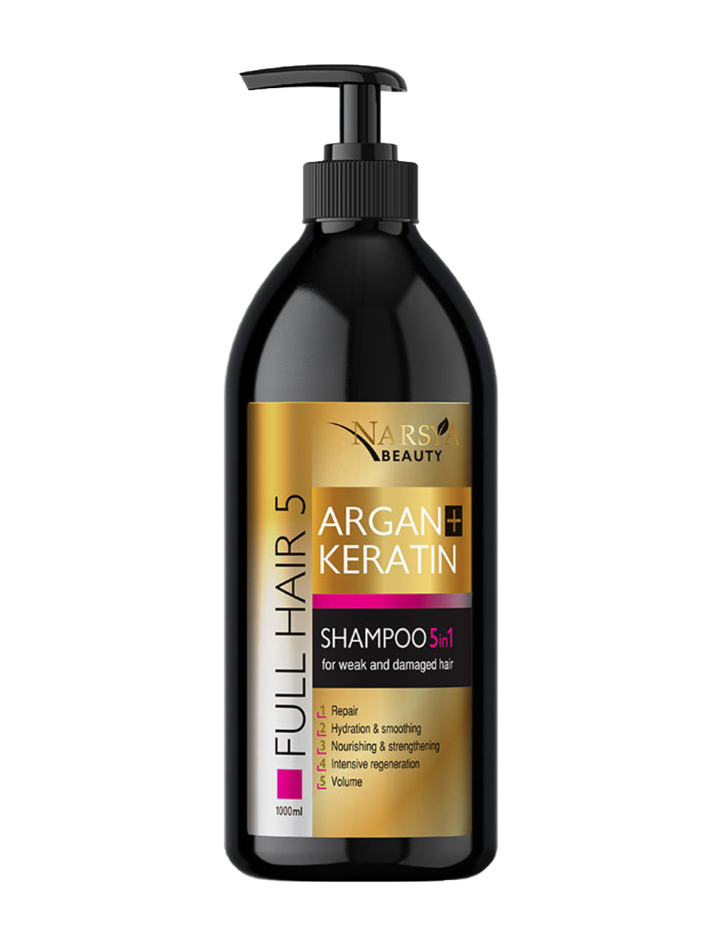 Argan & Keratin Hair Shampoo-1000ml