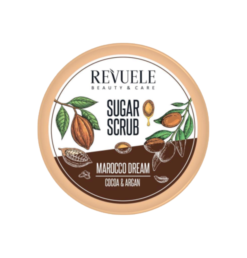 -REVUELE FOAMING BODY SCRUB CHOCOLATE AND CINNAMONكريم مقشر الجسم بالشوكولاته والقرفة