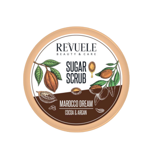 -REVUELE FOAMING BODY SCRUB CHOCOLATE AND CINNAMONكريم مقشر الجسم بالشوكولاته والقرفة