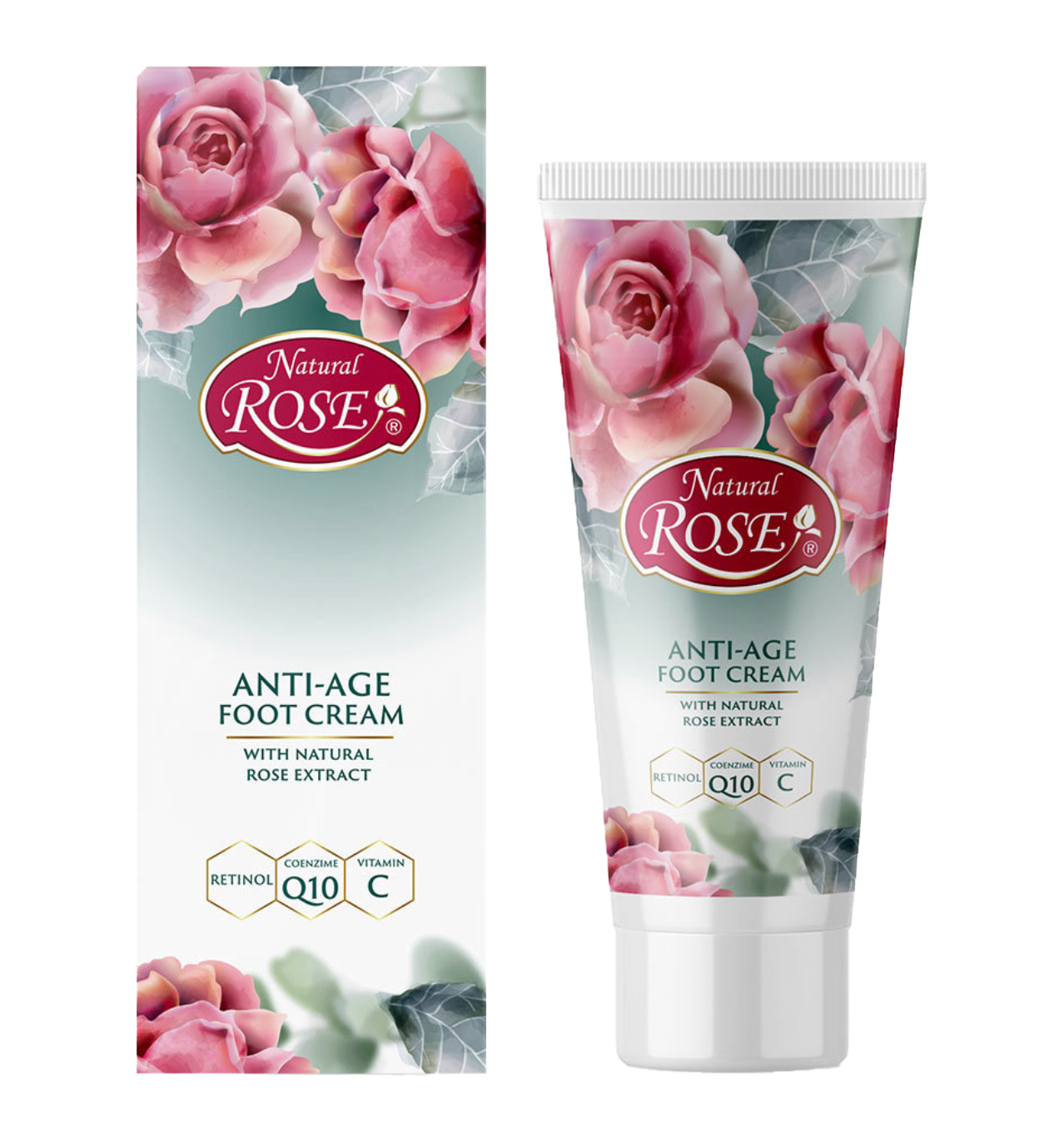 Rosa Uniqa Natural Rose Foot Cream-75ml