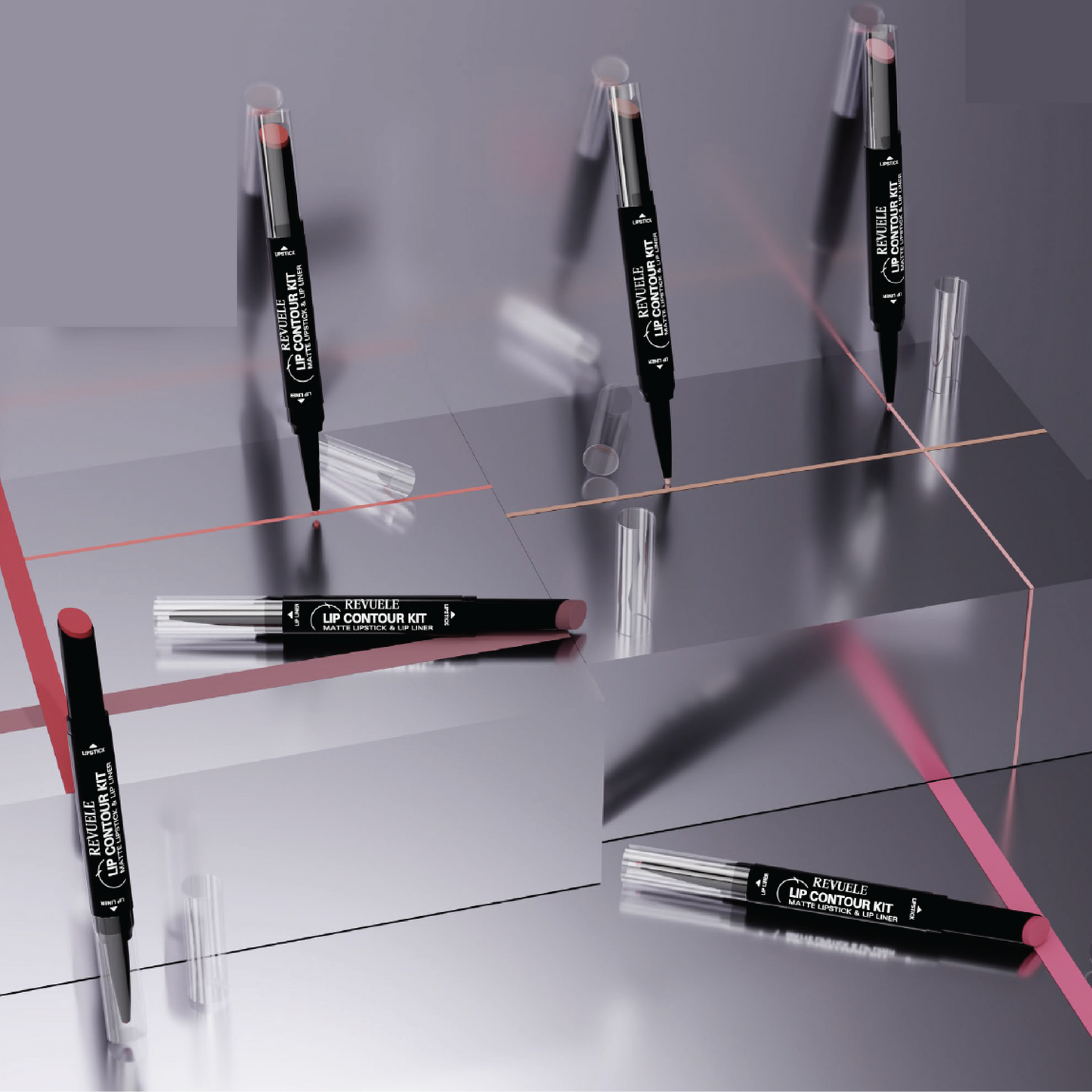 Revuele Matte Lipstick & Lip Liner