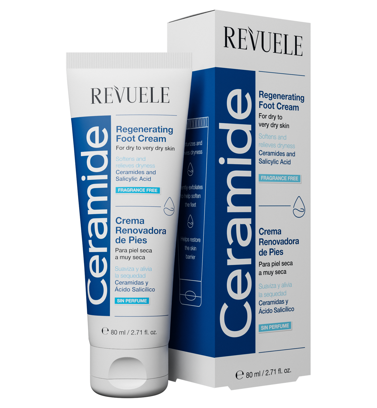 REVUELE CERAMIDE REGENERATING FOOT CREAM-80ml